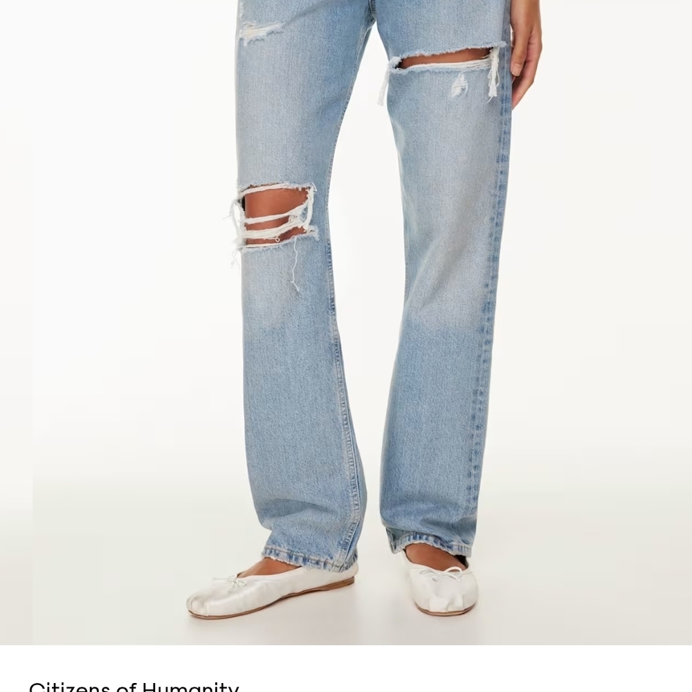 Citizens of Humanity Light Blue Distressed Jeans